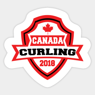 Team Canada Curling 2018! Sticker